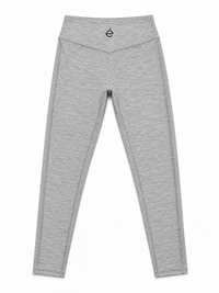 Gris Velur leggins - espalda