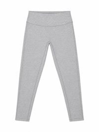 Gris Velur leggins - frente